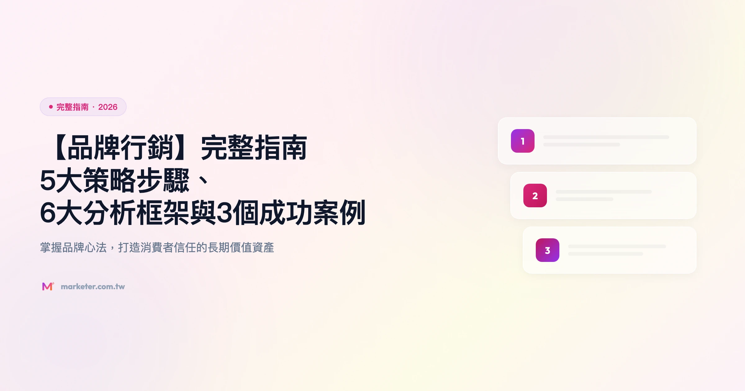 品牌行銷 完整指南精選圖片