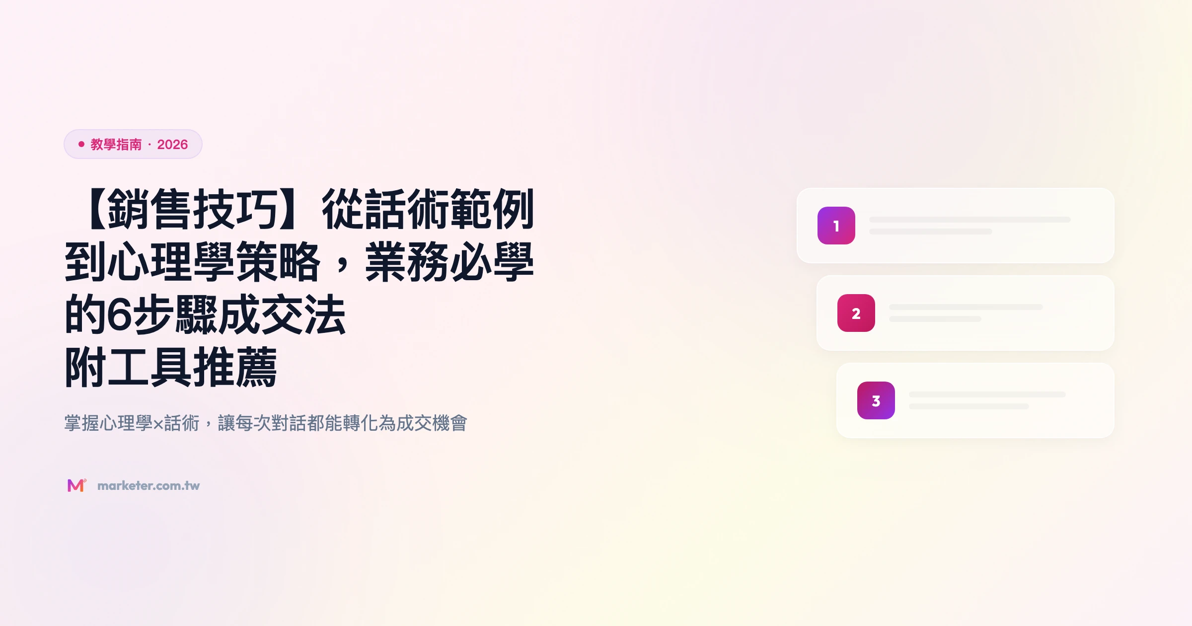 銷售 教學指南精選圖片