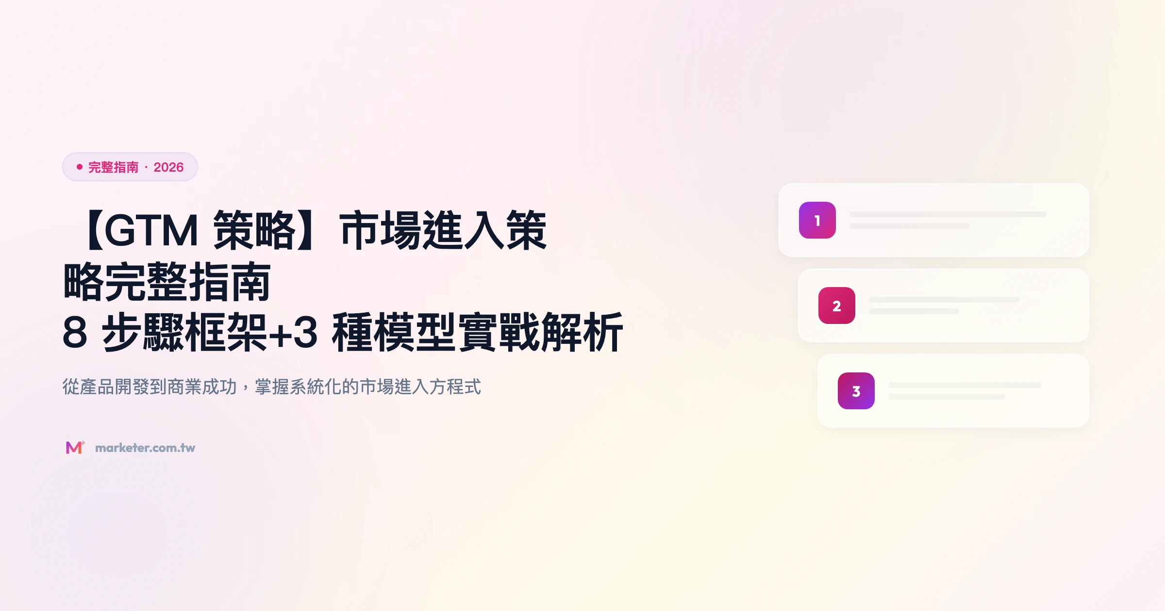 gtm-策略 完整指南精選圖片