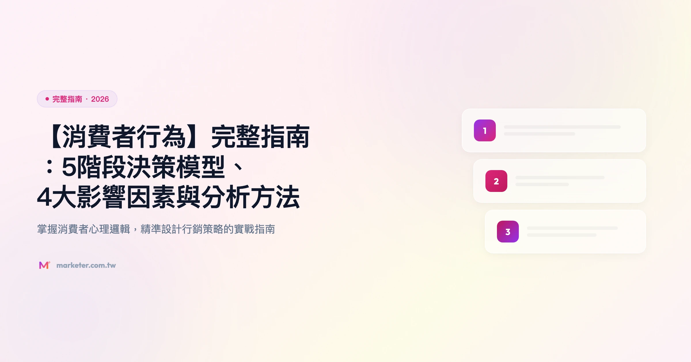 消費者行為 完整指南精選圖片