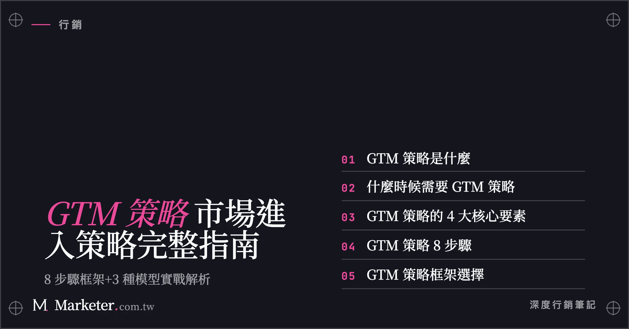 【GTM 策略】市場進入策略完整指南｜8 步驟框架+3 種模型實戰解析