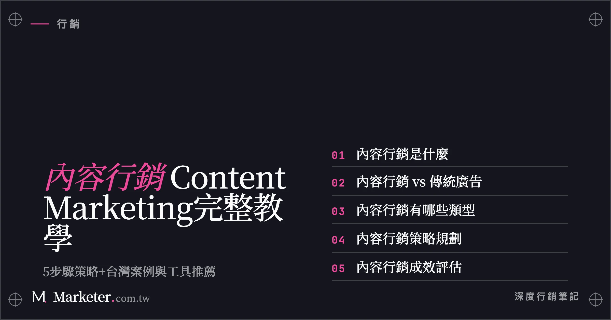 【內容行銷】Content Marketing完整教學｜5步驟策略+台灣案例與工具推薦